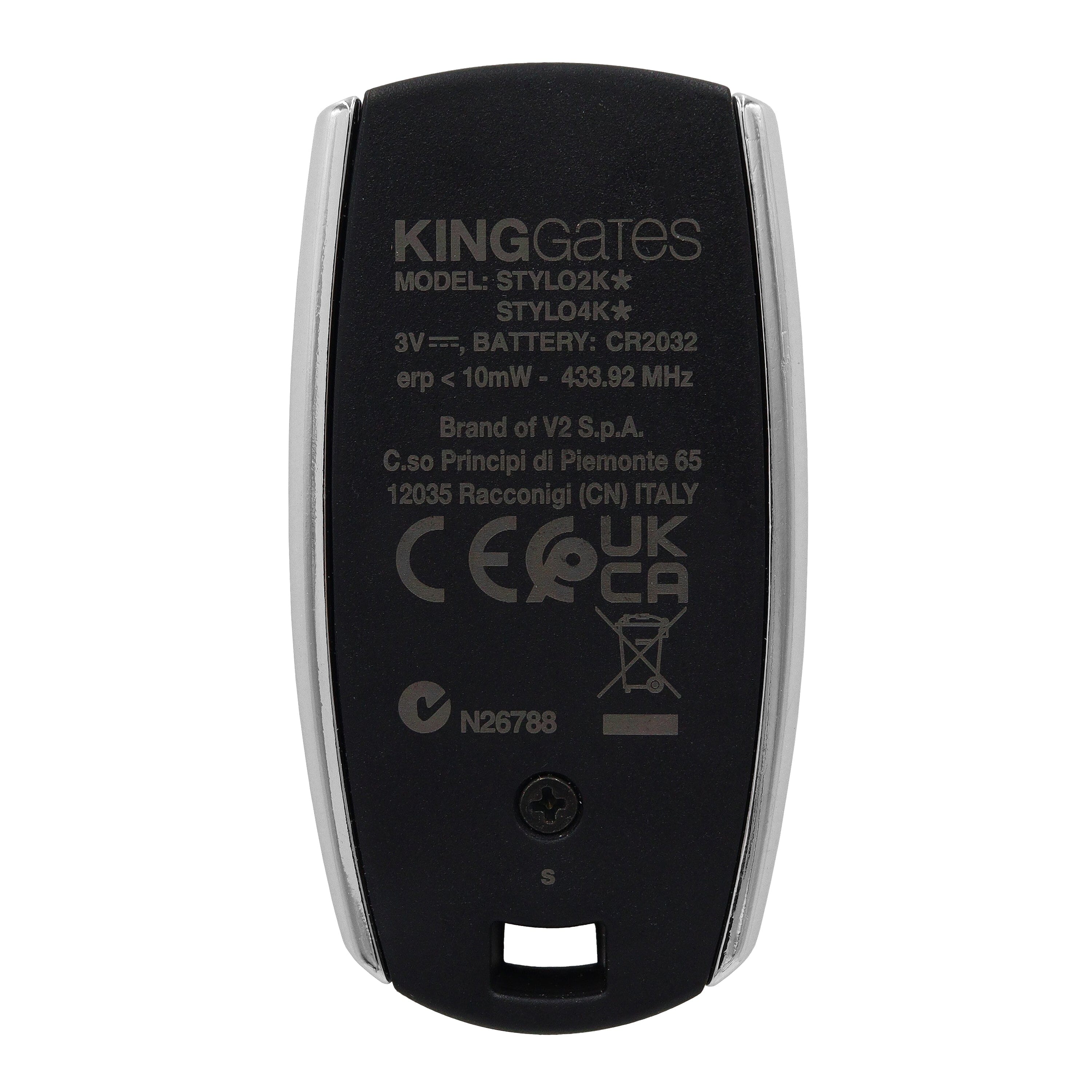 King Gates STYLO2K/STYLO4K Genuine Gate Remote Control | Remote Pro